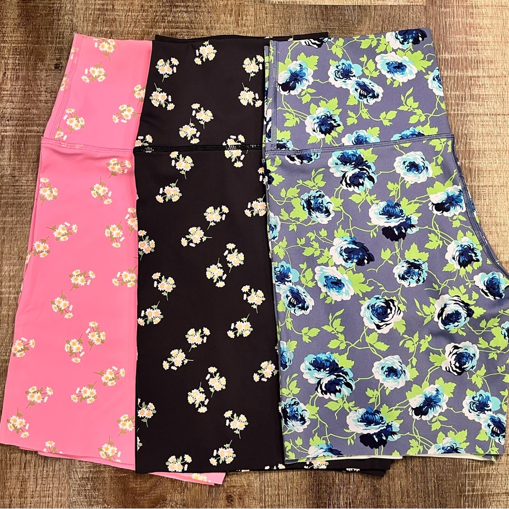 Aerie Goals Floral Bike Shorts Bundle